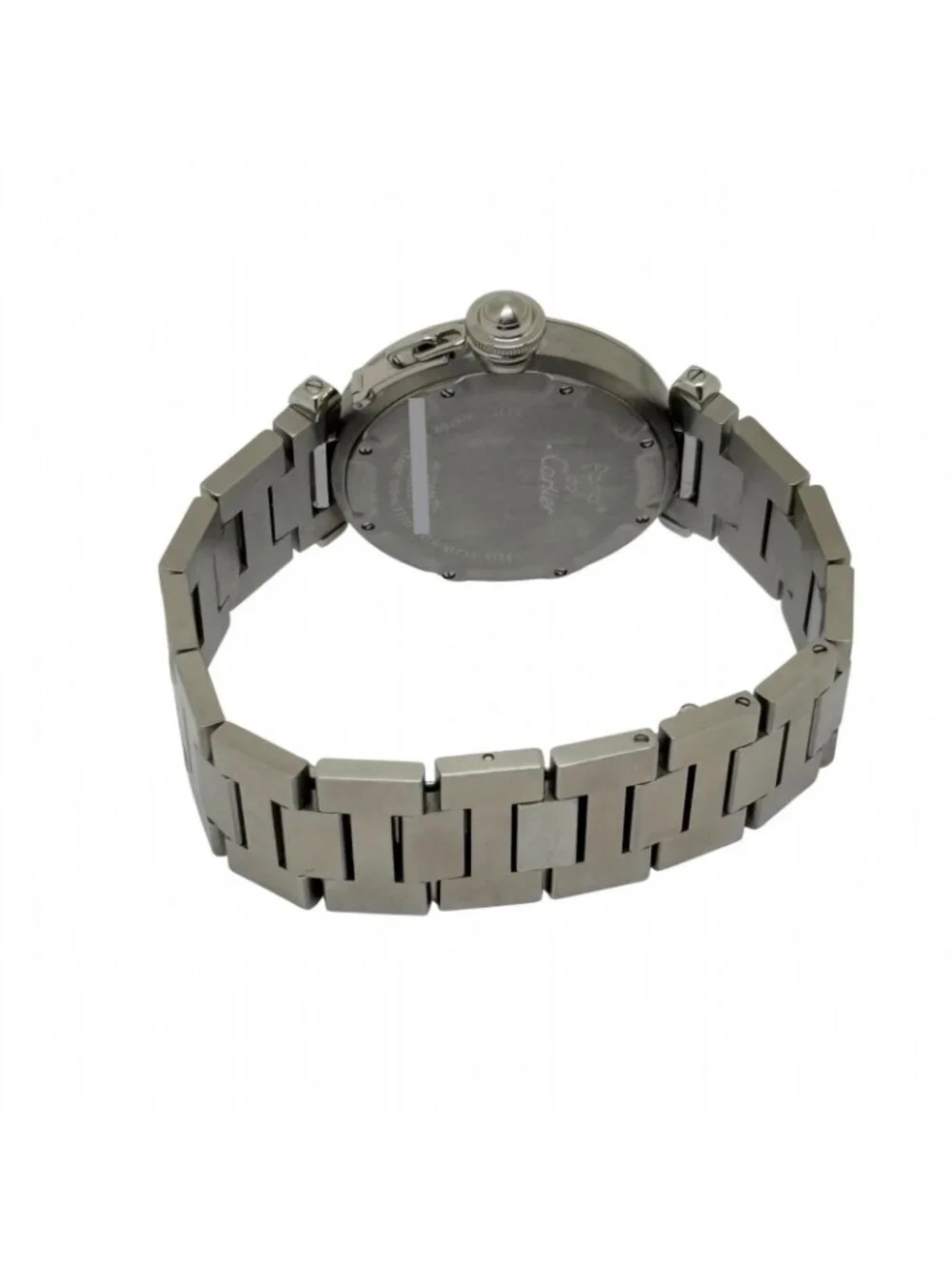 Cartier Pasha C Big Date White Watch Stainless Steel